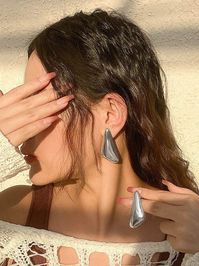 Geometric Drop Earrings