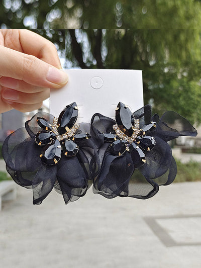 Flower Shape Drop Earrings