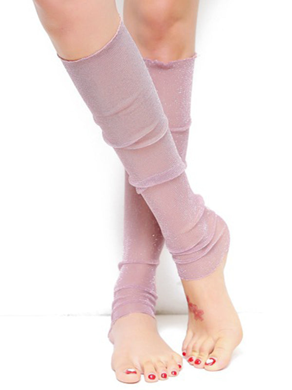 Sun Protection Mesh Solid Color Sleevelet