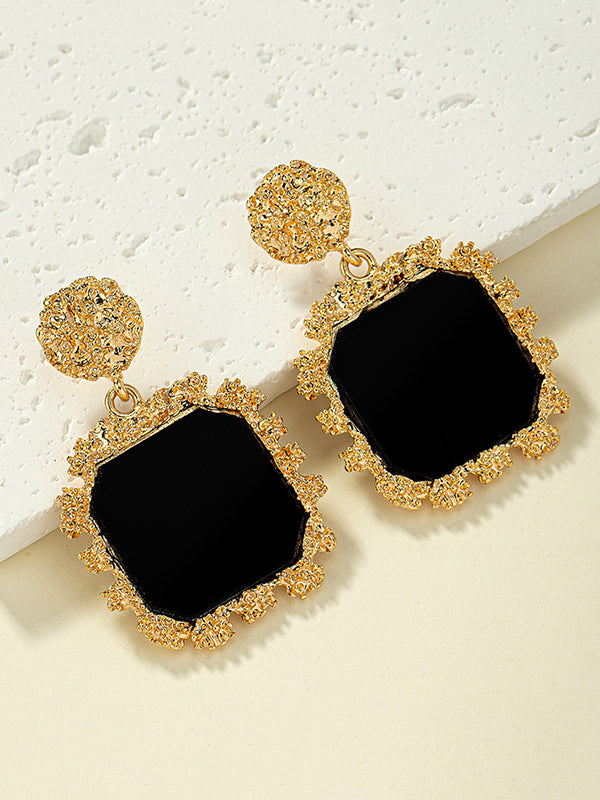 Geometric Drop Earrings