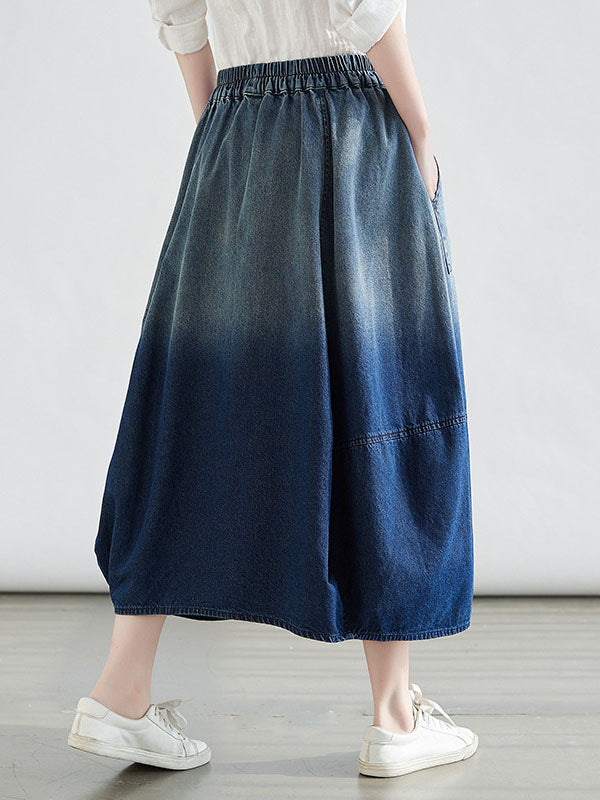 Loose Elasticity Gradient Skirts