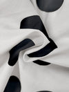A-Line Long Sleeves Elasticity Polka-Dot Split-Joint Off-The-Shoulder Maxi Dresses