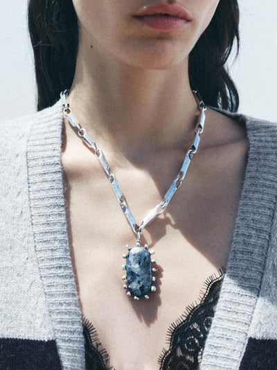 Normcore Chains Geometric Necklaces Accessories