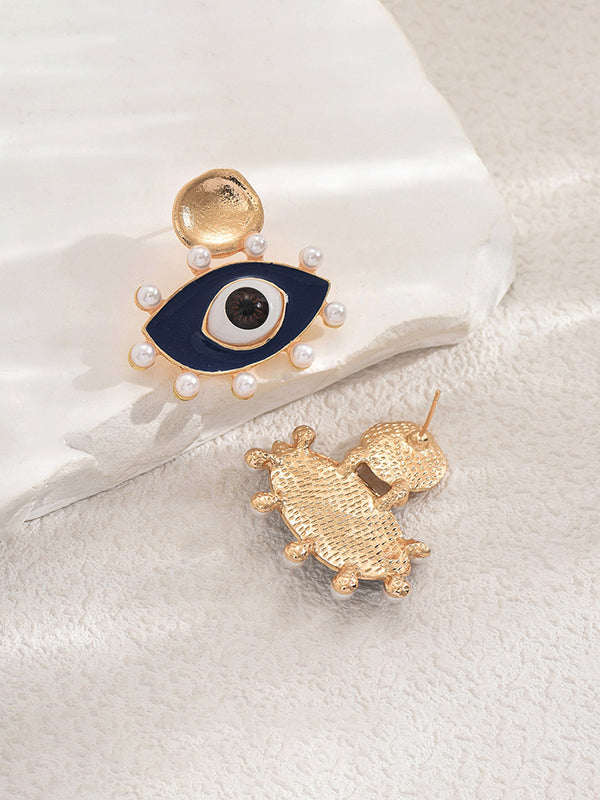 Eye Shape Geometric Earrings Accessories