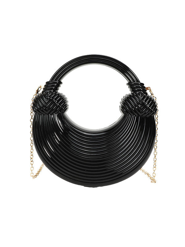 Chains Geometric Shiny Bags