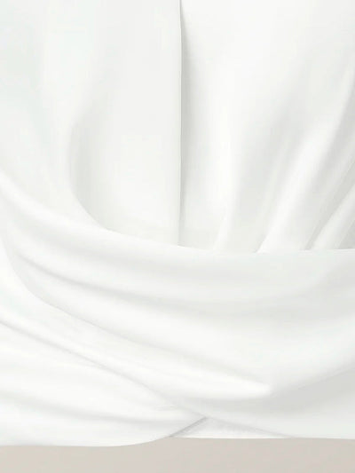 Long Sleeves Solid Color Zipper V-neck Blouses&shirts Tops