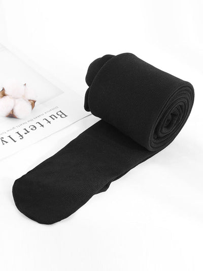 Simple Skinny Leg Keep Warm Solid Color Velvet Thermal Pants Bottoms