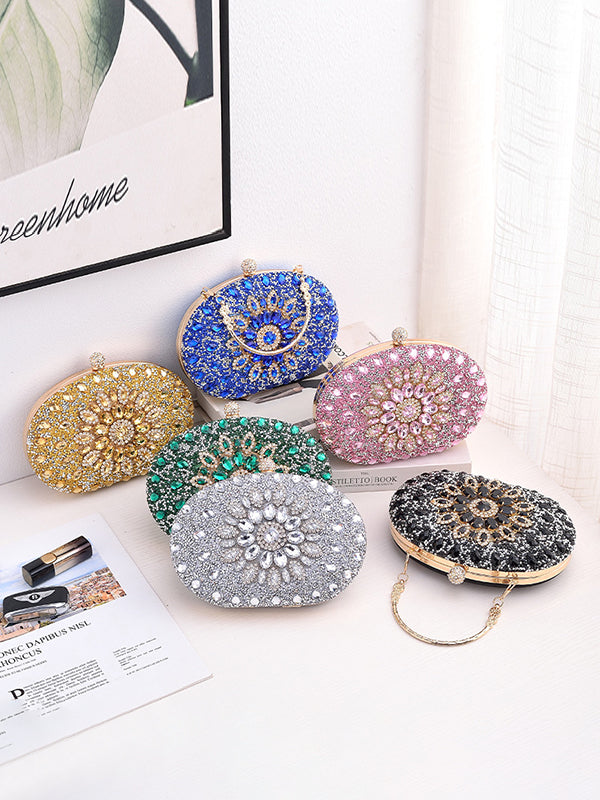 Geometric Shiny Split-Joint Bags Bags Accessories Handbags