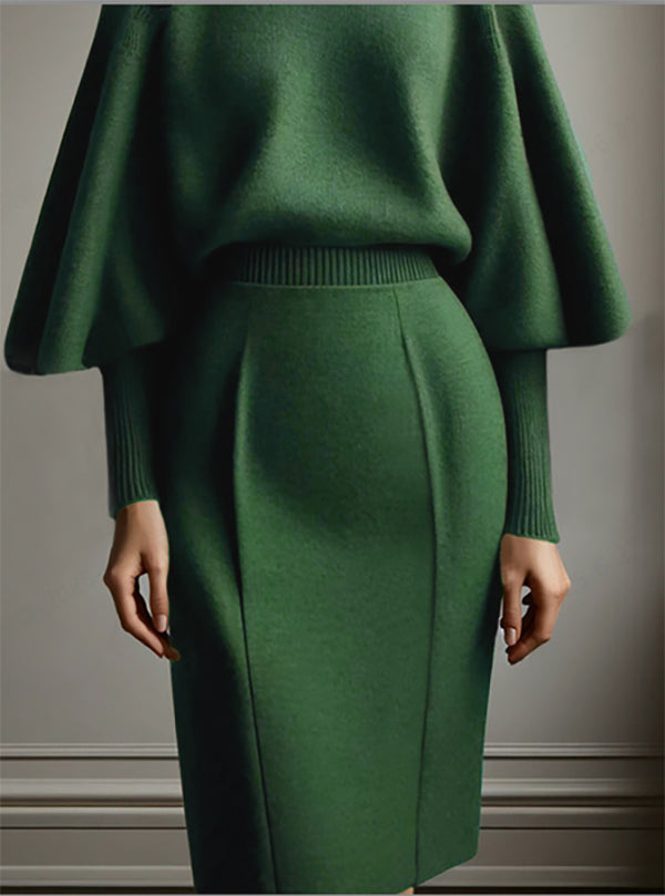 Bodycon High Waisted Solid Color Skirts Bottoms