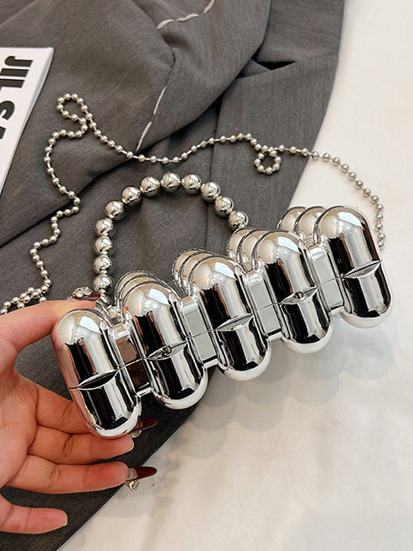 Beaded Geometric Shiny Bags Accessories Crossbody Bags Handbags