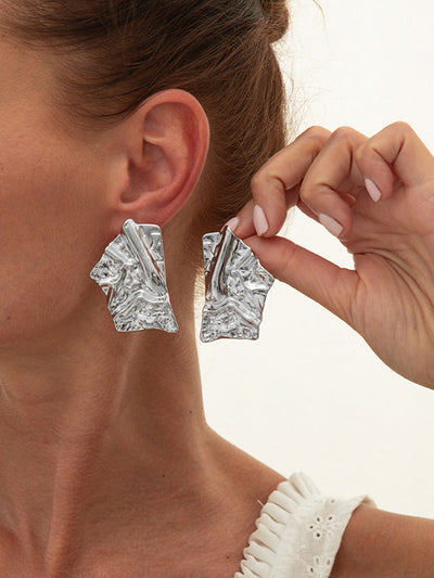 Normcore Geometric Drop Earrings