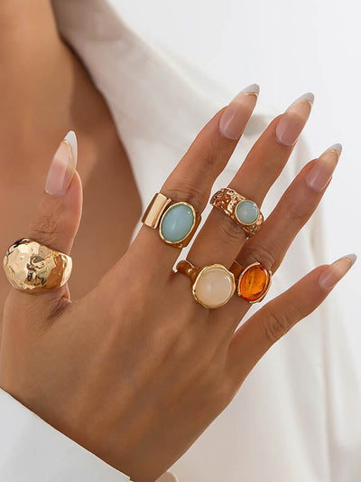 Geometric Ringent Rings Accessories