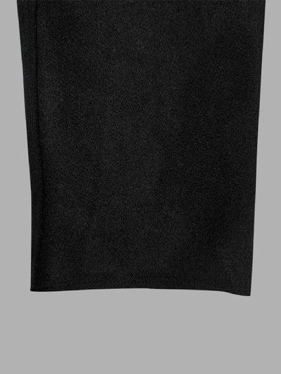 Long Sleeves Loose Solid Color Collarless Woolen Coat