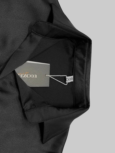 Long Sleeves Loose Solid Color Lapel Collar Maxi Shirt Dresses