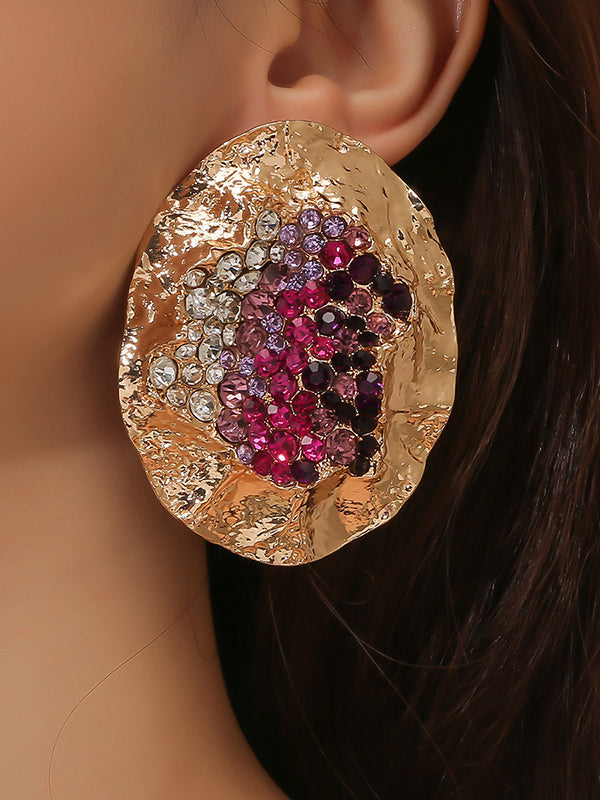 Geometric Shiny Earrings Accessories