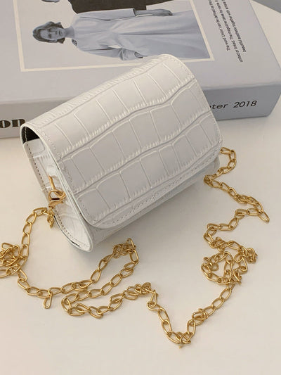 Chains Shiny Split-Joint Bags Crossbody Bags