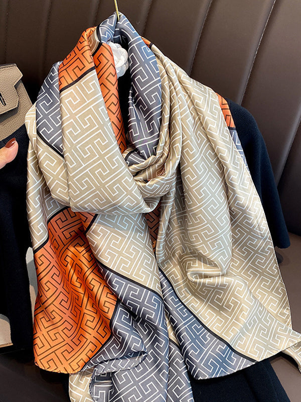 Printed Sun Protection Shawl&Scarf