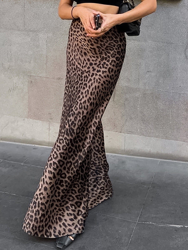 Bodycon Mermaid Leopard Skirts Bottoms