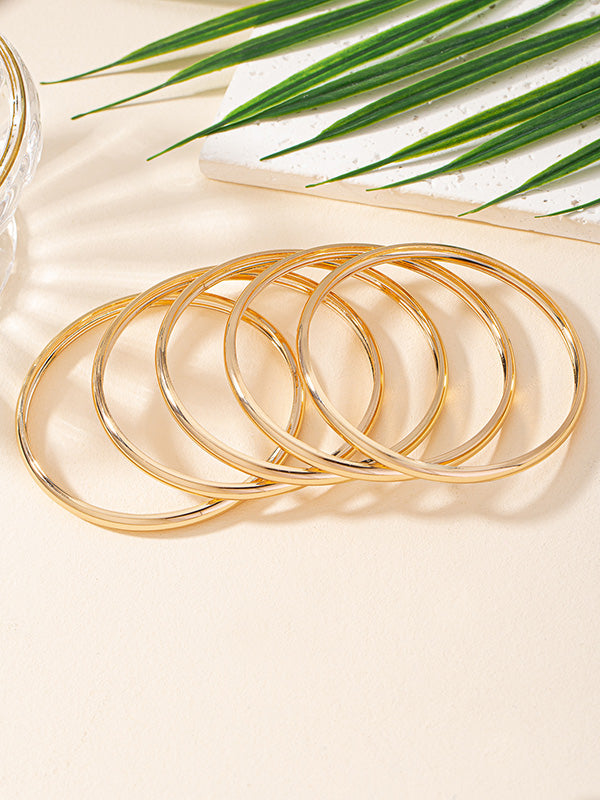 Geometric Layered Bracelet Accessories