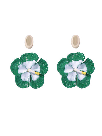 Flower Shape Earrings 3Pcs Accessories + Rings Accessories