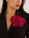 Three-Dimensional Flower Brooch Accessories