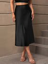 A-Line Loose Solid Color Skirts Bottoms