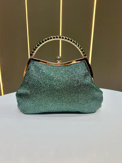 Chains Rhine Stones Evening Bags & Clutches Handbags