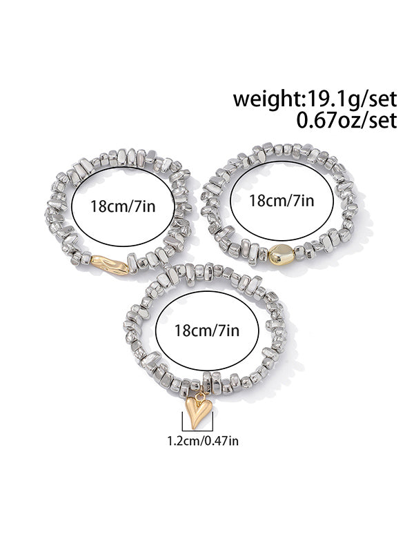 3 Pcs Geometric Bracelet Accessories