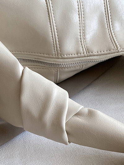 Geometric Split-Joint Zipper Bags Crossbody Bags