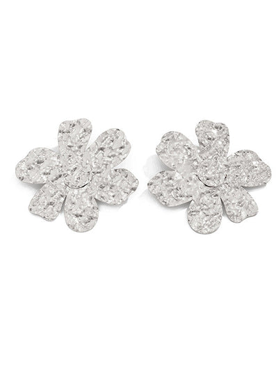Irregularity Flower Shape Earrings Accessories