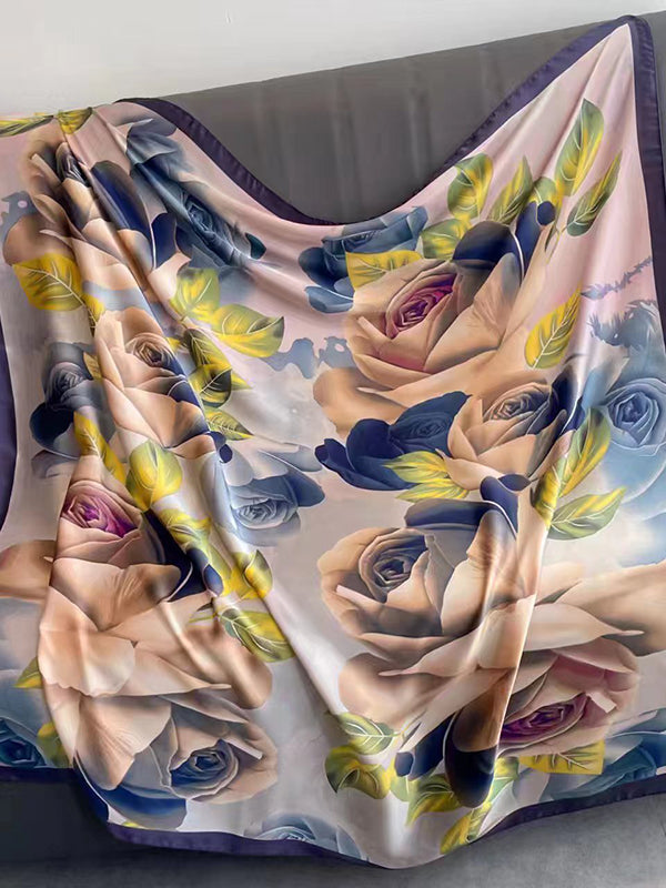 Floral Printed Headband Scarf