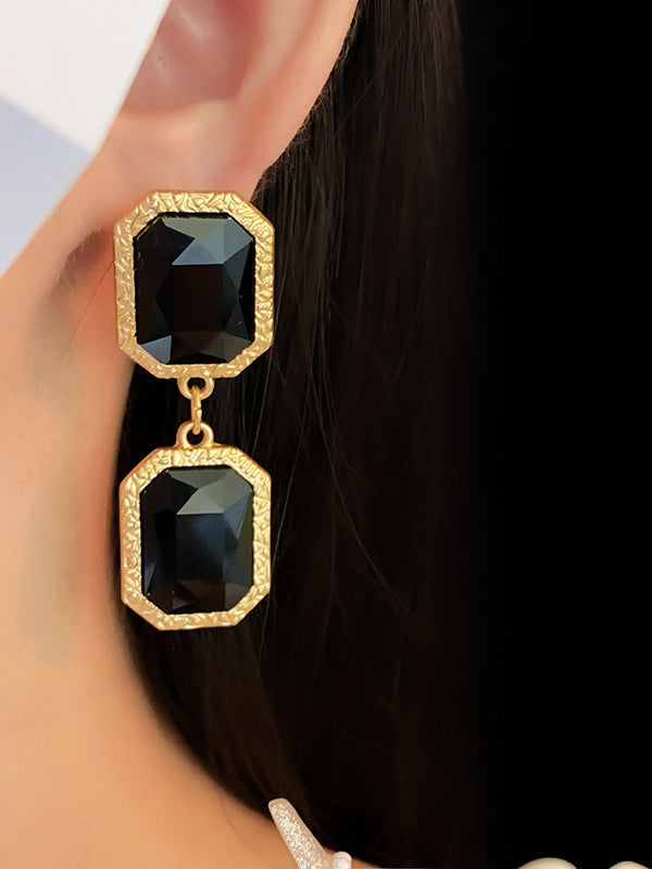 Geometric Drop Earrings