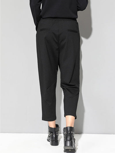 Leisure Fashion Irregularity Solid Color Harem Pants