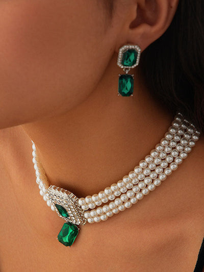 Geometric Drop Earrings Necklaces Accessories