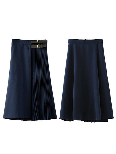 Graceful A-Line Pleated Skirt