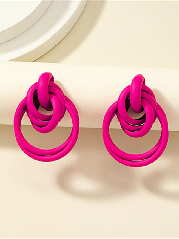 Geometric Drop Earrings