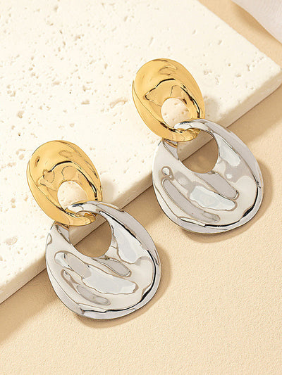 Geometric Drop Earrings