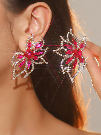 Flower Shape Drop Earrings