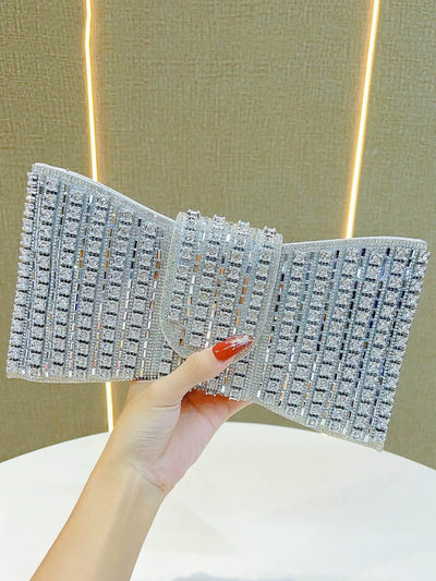 Chains Rhine Stones Evening Bags & Clutches Handbags