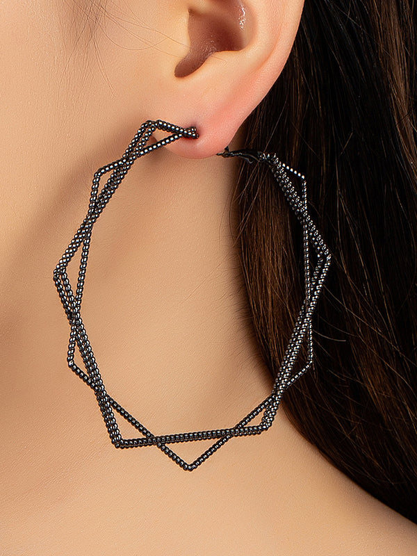 Geometric Drop Earrings