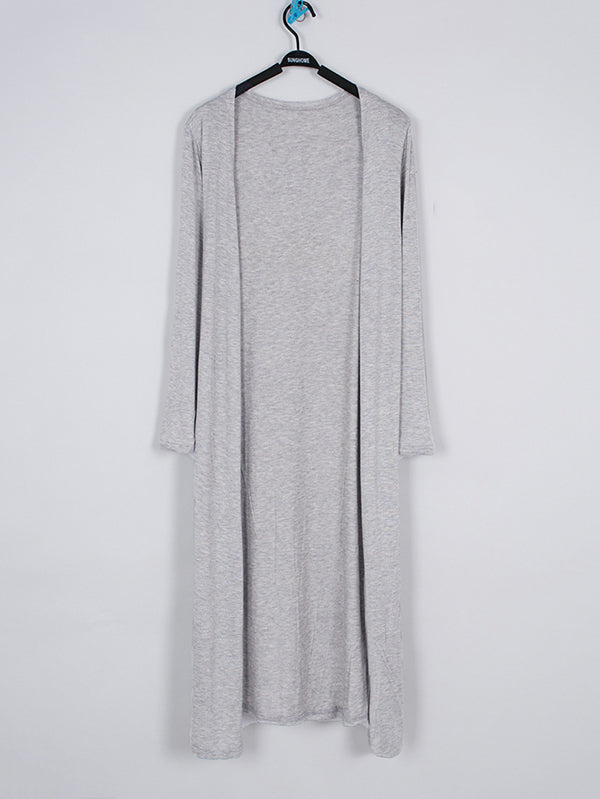 Casual Loose Long Sleeves Solid Color Outerwear