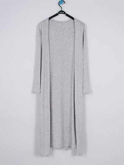 Casual Loose Long Sleeves Solid Color Outerwear