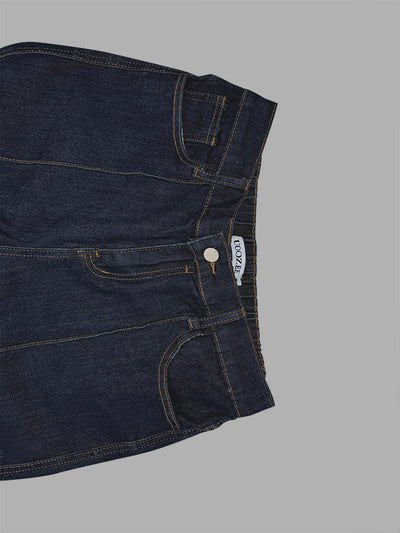 Flared High Waisted Split-Joint Jean Pants Bottoms