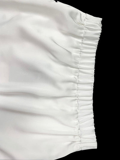 High-Low Loose Asymmetric Printed Split-Joint Skirts Bottoms