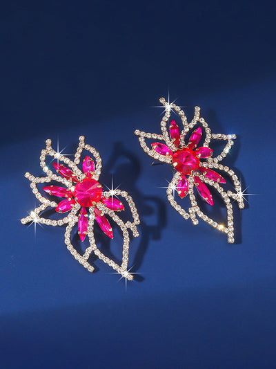Flower Shape Drop Earrings