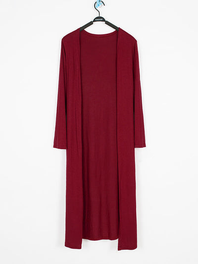 Casual Loose Long Sleeves Solid Color Outerwear