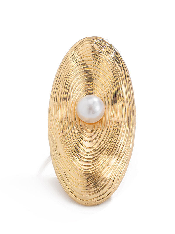 Geometric Solid Color Rings Accessories