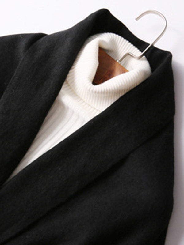 Keep Warm Solid Color Tasseled Shawl&Scarf