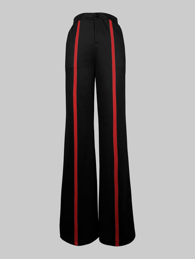 Loose Wide Leg Striped Casual Pants Bottoms Trousers