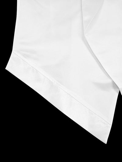 Long Sleeves Loose Buttoned Solid Color Stand Collar Blouses&Shirts Tops